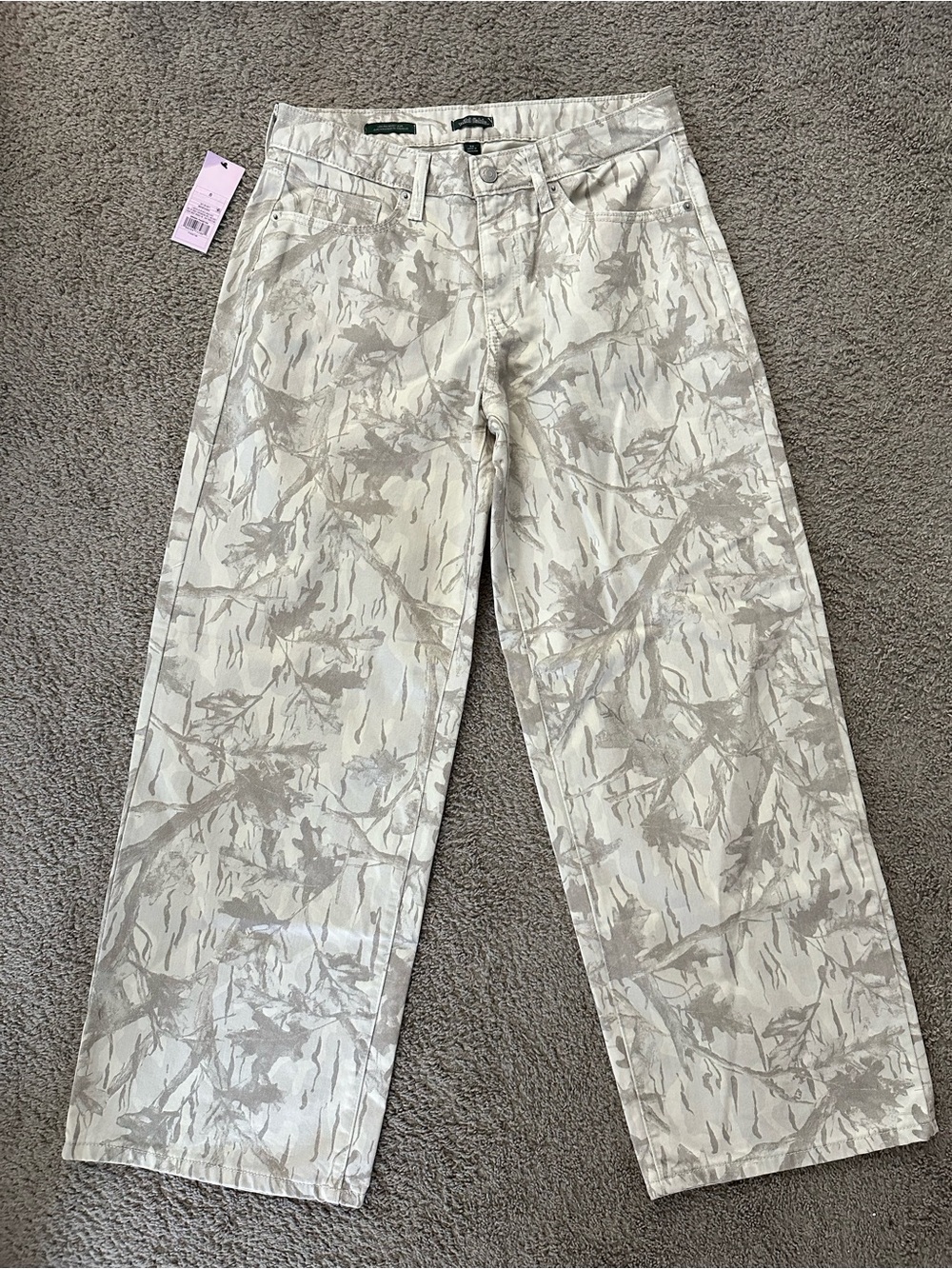 wild fable Neutral Camo Low-Rise Baggy Jeans